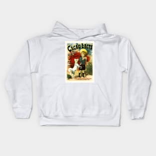 CACAO LACTE by Poster Artist Lucien Lefevre Les Maitres De L'affiche Collection Kids Hoodie